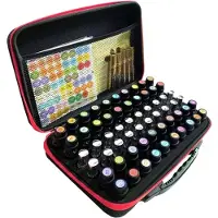 Soulima Trousse de maquillage Organisateur pour 60 vernis à ongles