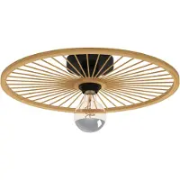 Eglo Plafonnier en bois Leominster