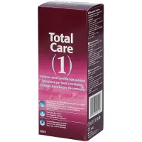 Abbott Total Care 1 All-In-One Solution pour lentilles de contact + Etui à lentilles 240 ml Solution De Conservation Et De Nettoyage