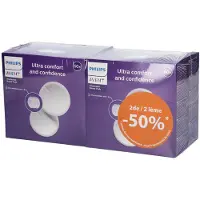 Philips AVENT Coussinets d'Allaitement Jetables Jour & Nuit SCF254/21 DUO 2x60 pc(s) Compresses