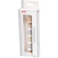 Goki Accroche-tétine étoile Gris Blanc 1 pc(s) Accessoire(S)