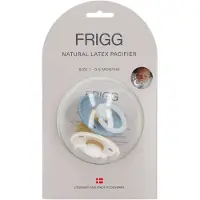 Frigg Rope Night Size 1:0-6 months tétine Stone Blue Night/Cream Night 2 pcs