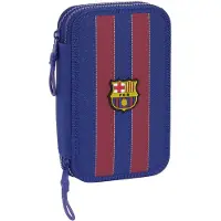 Safta Trousse à Crayons Double Remplissage 23/24 F.c.barcelona 1st 28 Pièces
