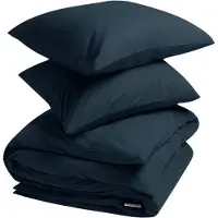 Yumeko - Parure de lit - Percale De Coton - 240x220 - Bleu