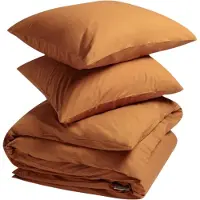 Yumeko - Parure de lit - Percale De Coton - 200x220 - Jaune