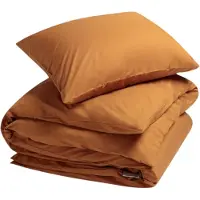 Yumeko - Parure de lit - Percale De Coton - 140x220 - Jaune