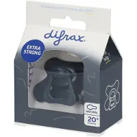 Difrax Tétine noire Natural 20 mois et + 1 pc(s) Tétine(S)