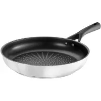 Pyrex Expert Touch, poêle à frire en acier inoxydable, 26 cm, antiadhésive ultra durable