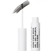 Milk Makeup Gel à sourcils KUSH Fiber Diesel (brun très foncé/noir chaud) - Gel à sourcils épaississant - Tenue souple et flexible - Vegan et san