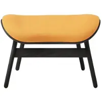 UMAGE A Conversation Piece Pouf Black Oak | Tangerine