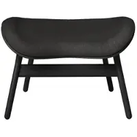 UMAGE A Conversation Pouf Ottoman Black Oak | Shadow