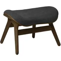 UMAGE A Conversation Pouf Ottoman Dark Oak | Shadow