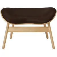 UMAGE A Conversation Pouf Ottoman Oak | Brown
