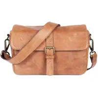Bronkey Paris Tanned Leather Camera Bag
