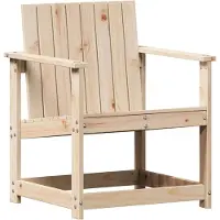 vidaXL Chaise de jardin 62x56x77 cm pin massif