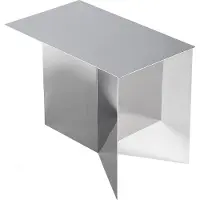 HAY Slit Oblong Mirror Clear Table