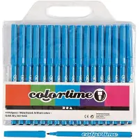 Creativ Company Crayons bleu clair, 18st.
