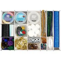 Creativ Company Boîte créative Space Set de 16 pièces pour le bricolage