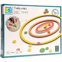 BS Toys Holz Tiddly Winks - jeu d'adresse classique en bois