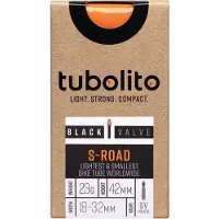 Tubolito S-road Presta 42 Mm Inner Tube Orange 700C / 18-32