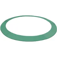 vidaXL Coussin de sécurité PE Vert de trampoline rond de 3,66 m