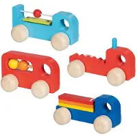 Goki Véhicule en bois avec son