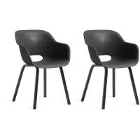 Keter Fauteuil Duo Noa 2 pièces Graphite 260029