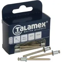 Talamex Rivet Monel 6 Units Rouge 4.8 x 5.1 mm