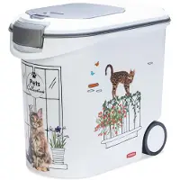 Curver Pets Collection - Mangeoire pour chat - Blanc - 35L - 12Kg