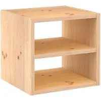 Astigarraga Meuble à compartiments ouvert - avec étagère - Pin PEFC - 36x36cm