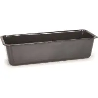 Patisse Boîte à biscuits émaillée 25 cm anthracite, Moule à gâteau, Noir, Gris