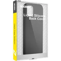 Accezz Coque Liquid Silicone Apple iPhone 13 Pro - Noir