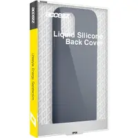 Accezz Coque Liquid Silicone Apple iPhone 14 / 13 - Bleu foncé