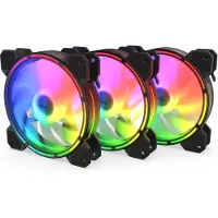 Krux Ventilateur Lunar 120 Mm Argb 3 Unités