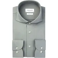 Profuomo Chemise 'Japanese Knitted' vert