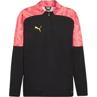 Puma T-Shirt fonctionnel 'IndividualFinal' jaune / corail / saumon / noir