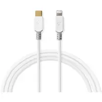 Nedis Câble iPhone - Lightning vers USB C - 1 mètre -