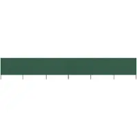vidaXL Tissu brise-vent 6 pièces 800 x 160 cm vert