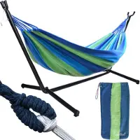 Gardlov Hamac De Jardin 200x150cm Avec Cadre