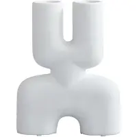 101 Copenhagen Vase Double Cobra Bone White | Mini