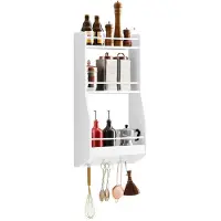 SoBuy Étagère Murale Rangement Cuisine Salle de Bain