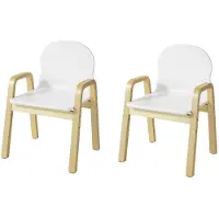 SoBuy Set de 2 chaises hautes - Plastique - Hauteur d'assise réglable 23-35 Cm