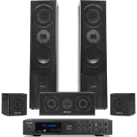 Fenton Ensemble Home Cinéma (Set), Enceinte hifi + home cinéma, Noir