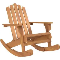vidaXL Chaise à bascule Adirondack en bois massif d'acacia