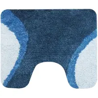 Dutch House Tapis de toilette bleu Metz 60x50 (60 x 50 cm)