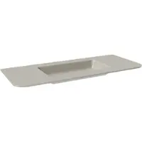 Balmani Moon plan simple top solid soie grise matte 130 x 55 cm