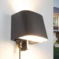 LumenXL Applique d'extérieur avec interrupteur crépusculaire et prises - Astro