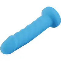 Hismith Premium Gode anal KlicLok 17 CM Bleu