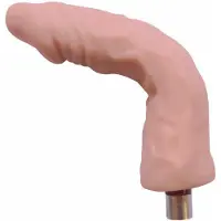 Auxfun Gode pliable 3XLR pour Auxfun Basic Sex Machine Beige 18 cm