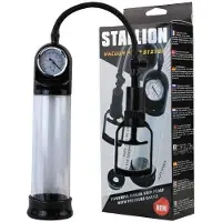 Shots Pompe à pénis avec manomètre Longueur d'insertion 20 cm